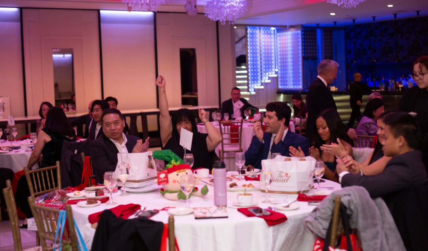 Crystal, Devi & Dani Table B winning prize