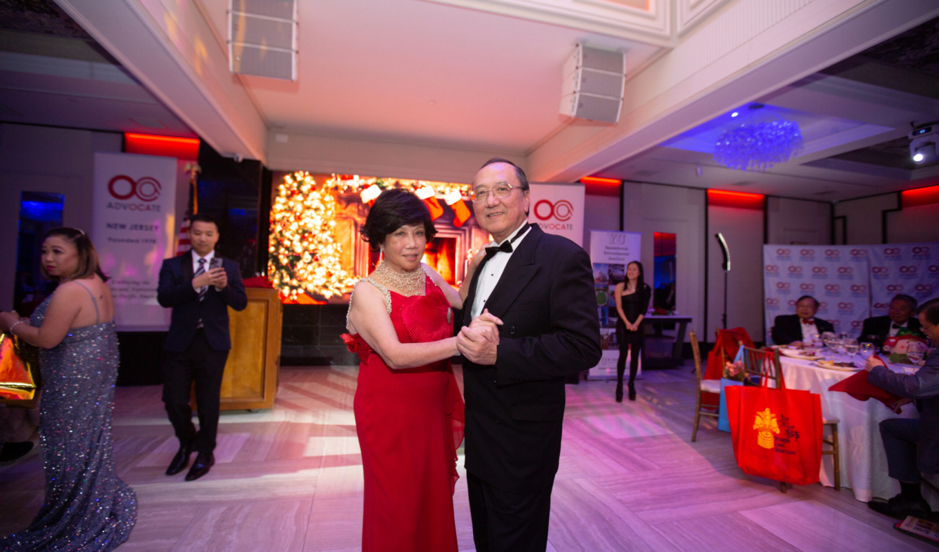 Helen & Peter Yu on dance floor 2024 HB