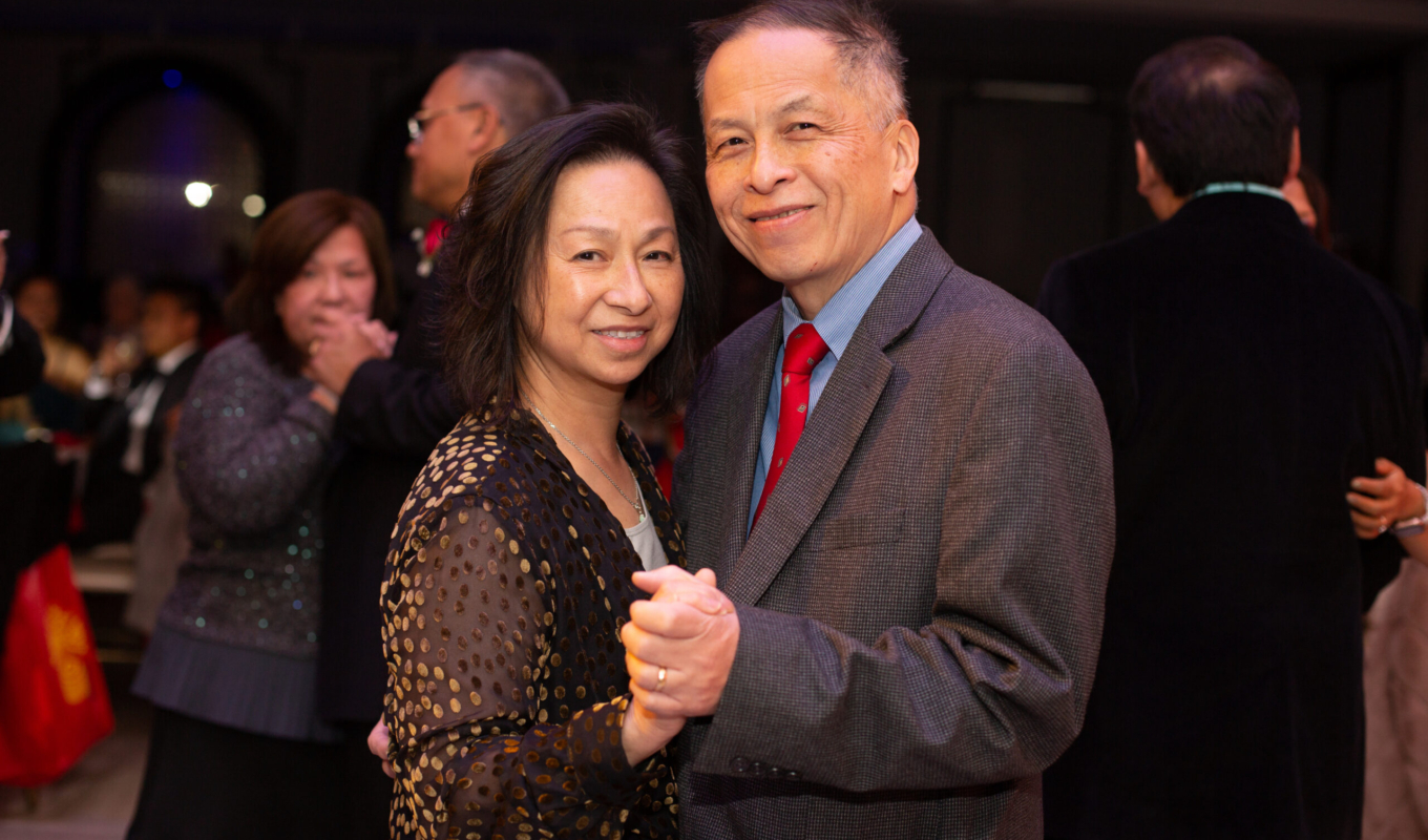 Luke & Jenny Dancing 2024 HB Derek & Jenny in background