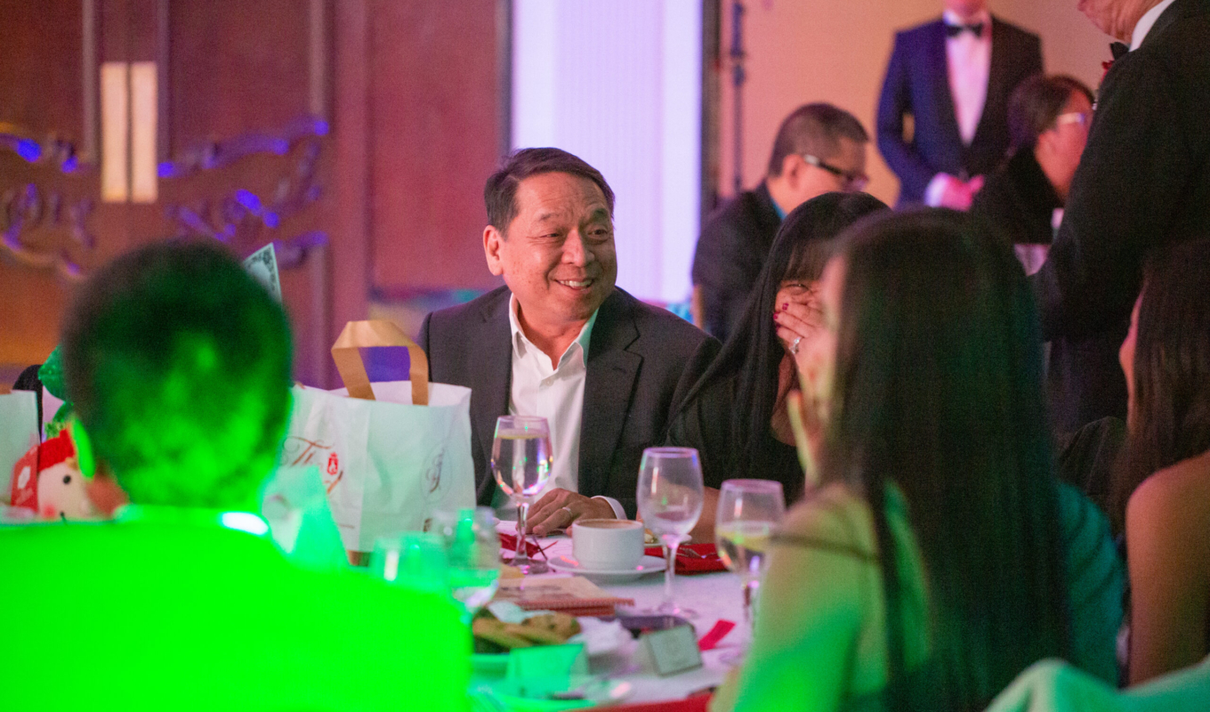 Tom & B speaking to Will & Dani & Crystal 2 2024 HB Table